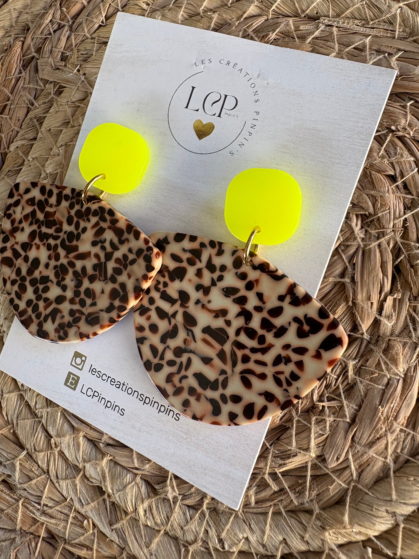 Boucle d’oreille LÉOPARD