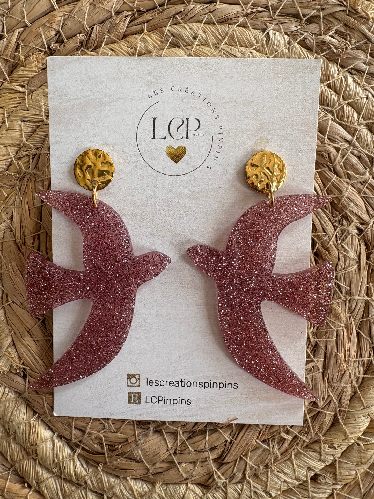 Boucle d’oreille OISEAUX