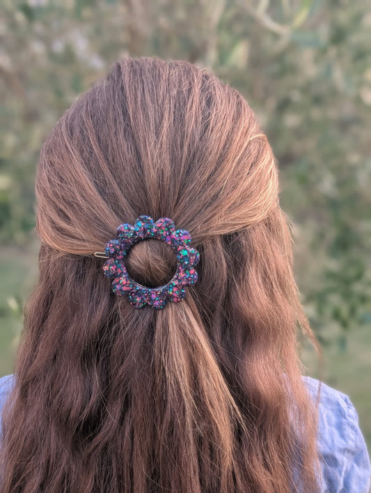 Barrette clip FLEUR