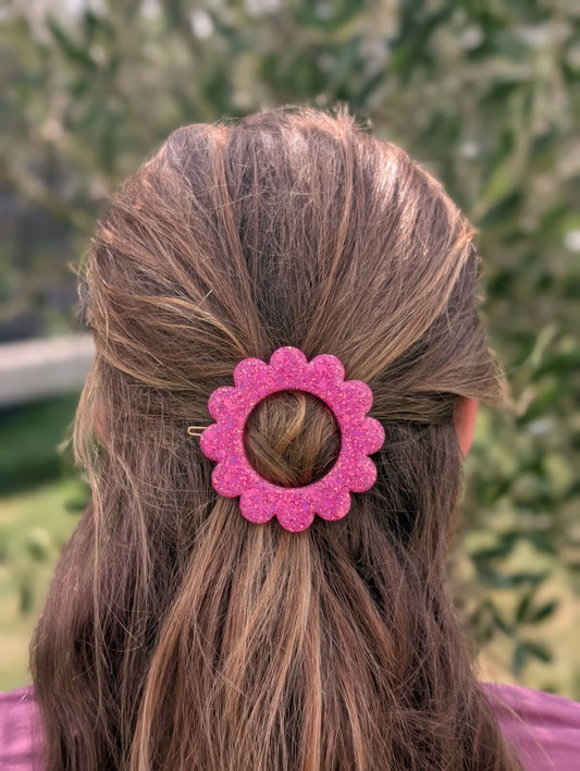 Barrette clip FLEUR
