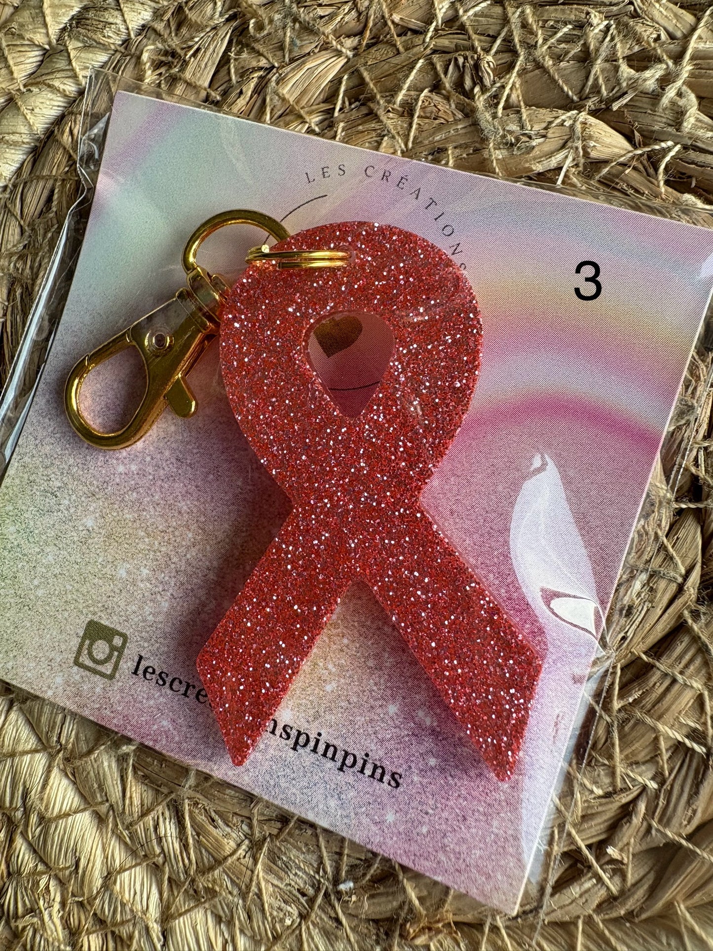 Porte clé OCTOBRE ROSE