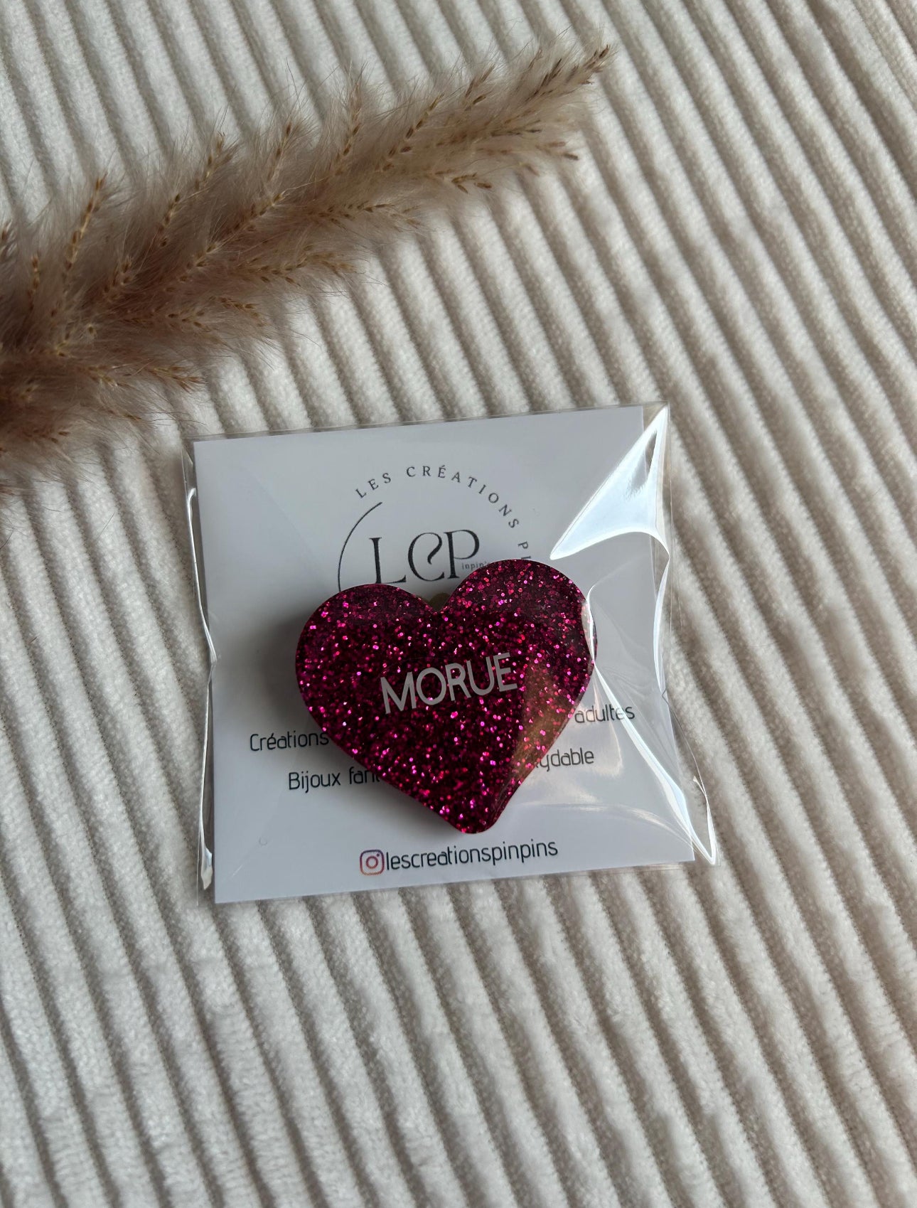 Broche CŒUR Personnalisable