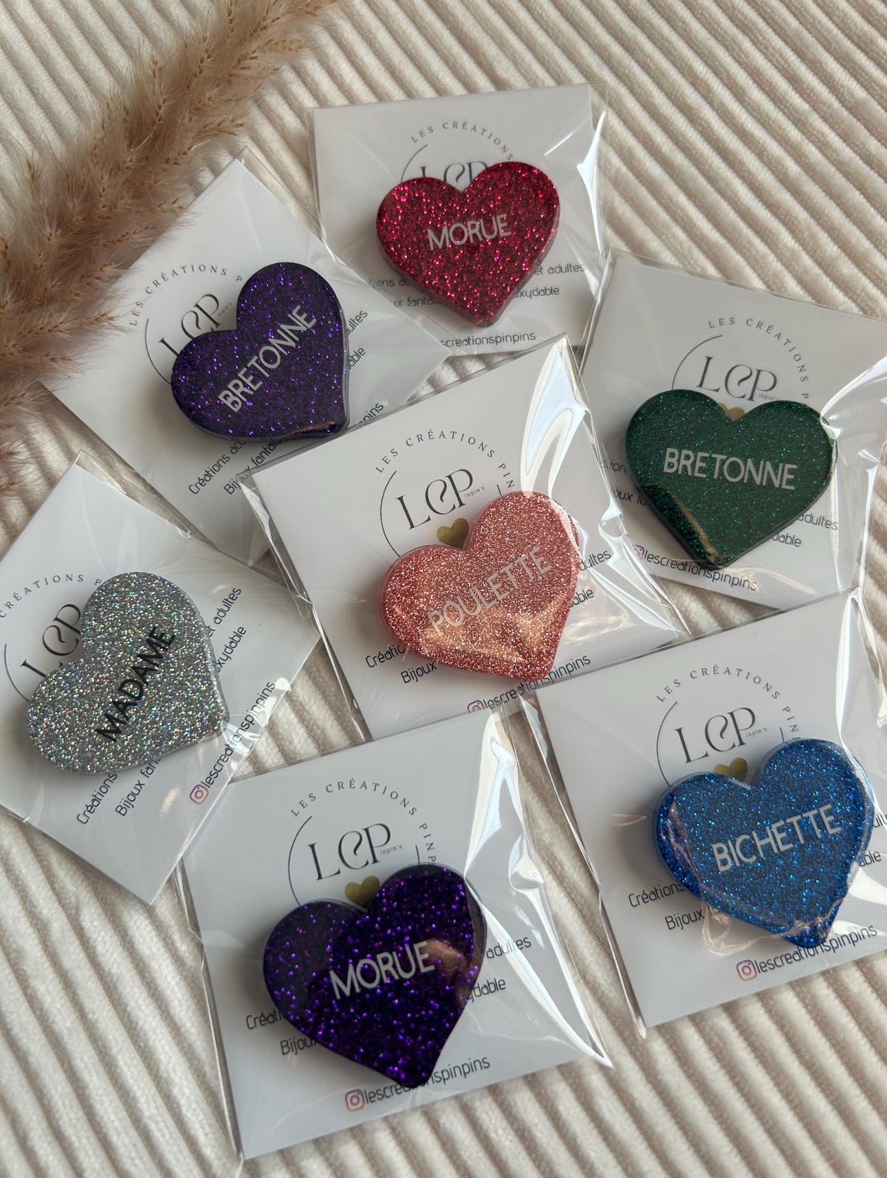 Broche CŒUR Personnalisable