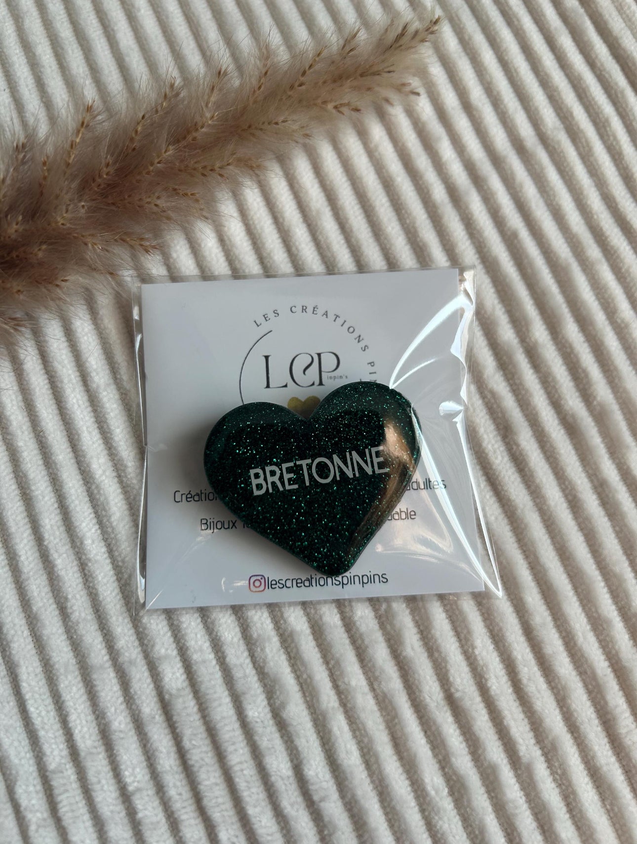 Broche CŒUR Personnalisable
