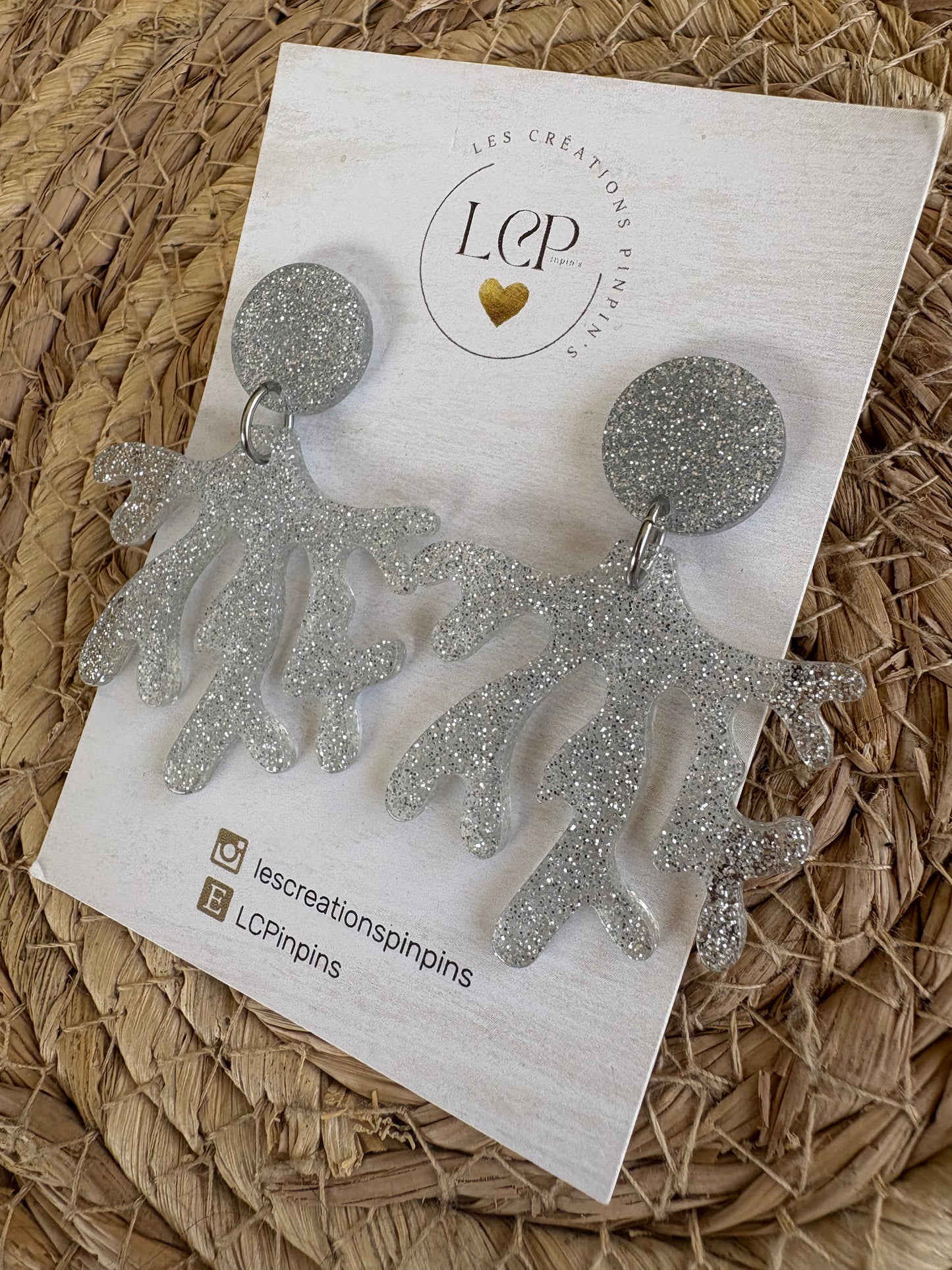 Boucle d’oreille CORAIL