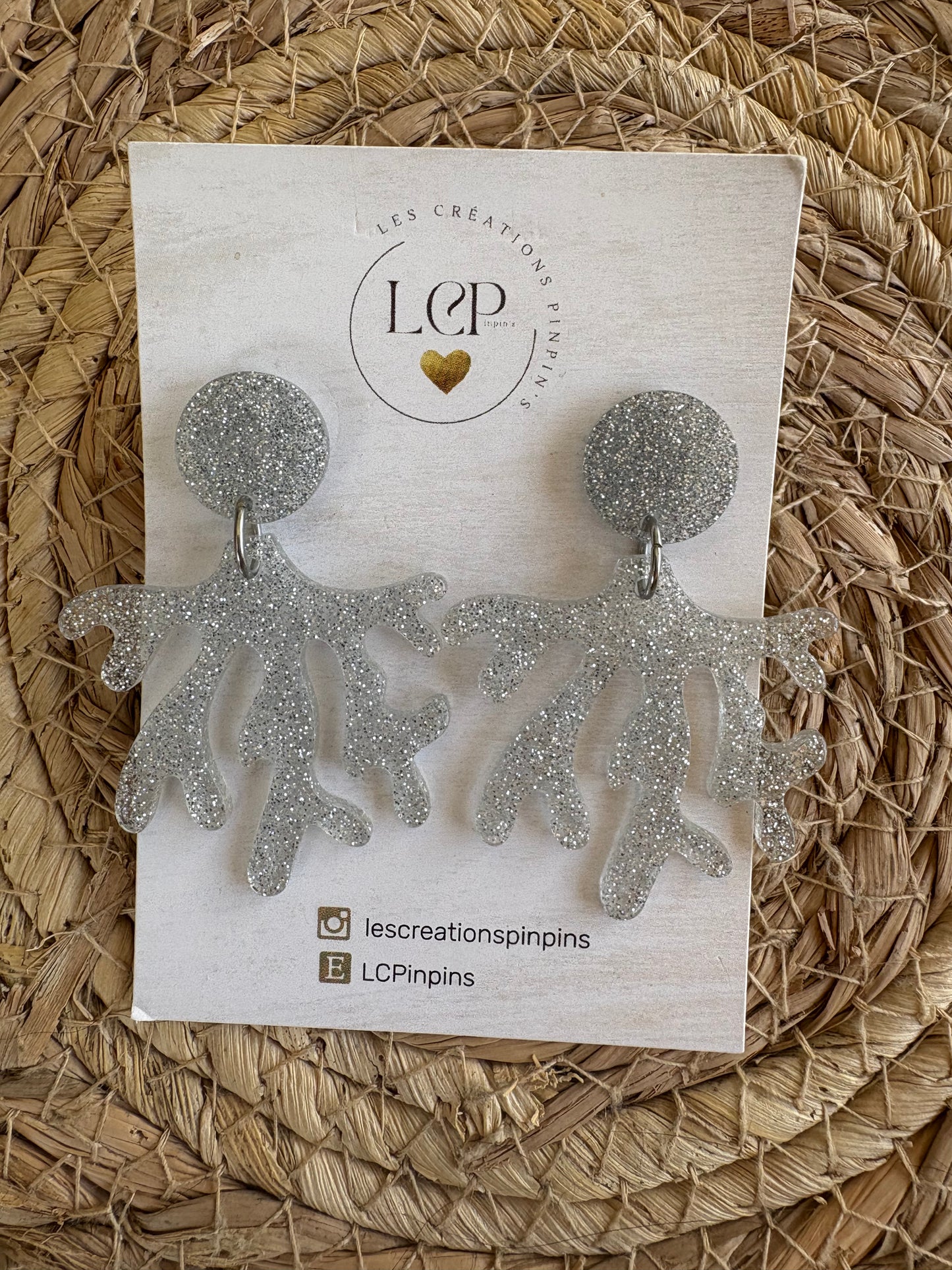 Boucle d’oreille CORAIL