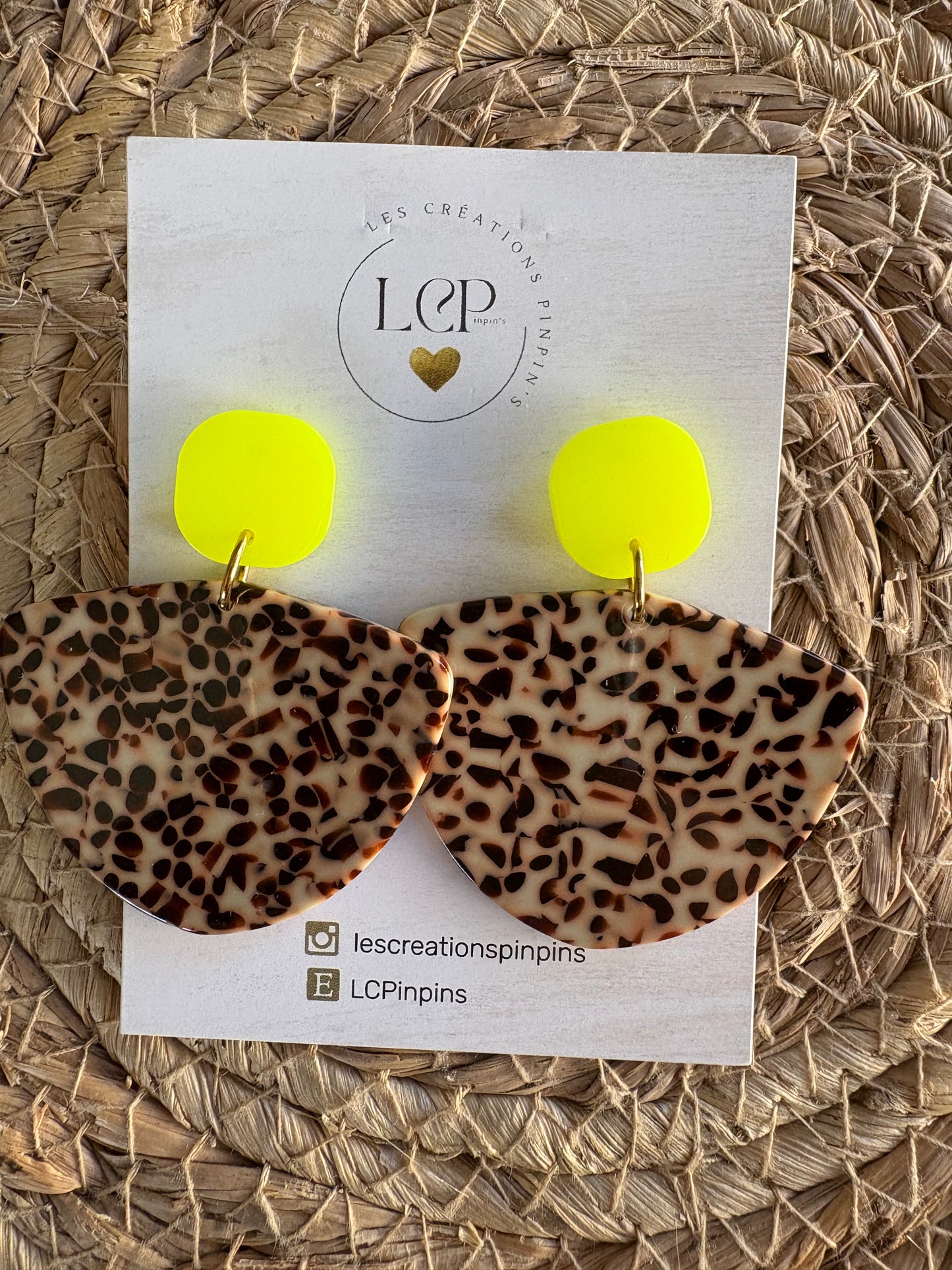 Boucle d’oreille LÉOPARD