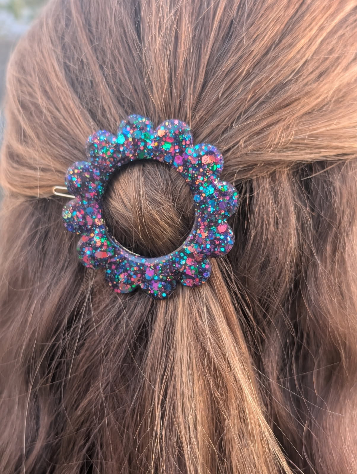 Barrette clip FLEUR