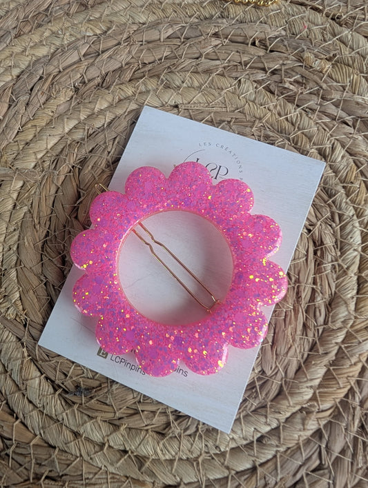 Barrette clip FLEUR