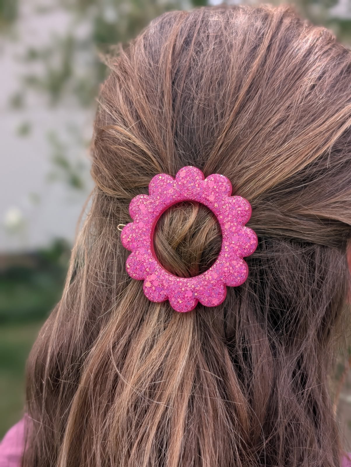 Barrette clip FLEUR
