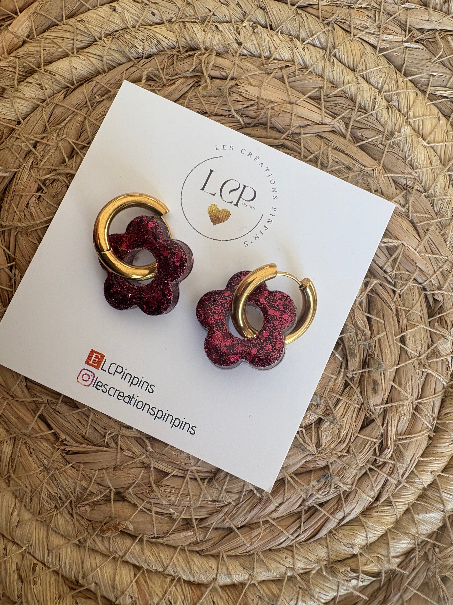 Boucle d’oreille CRÉOLE