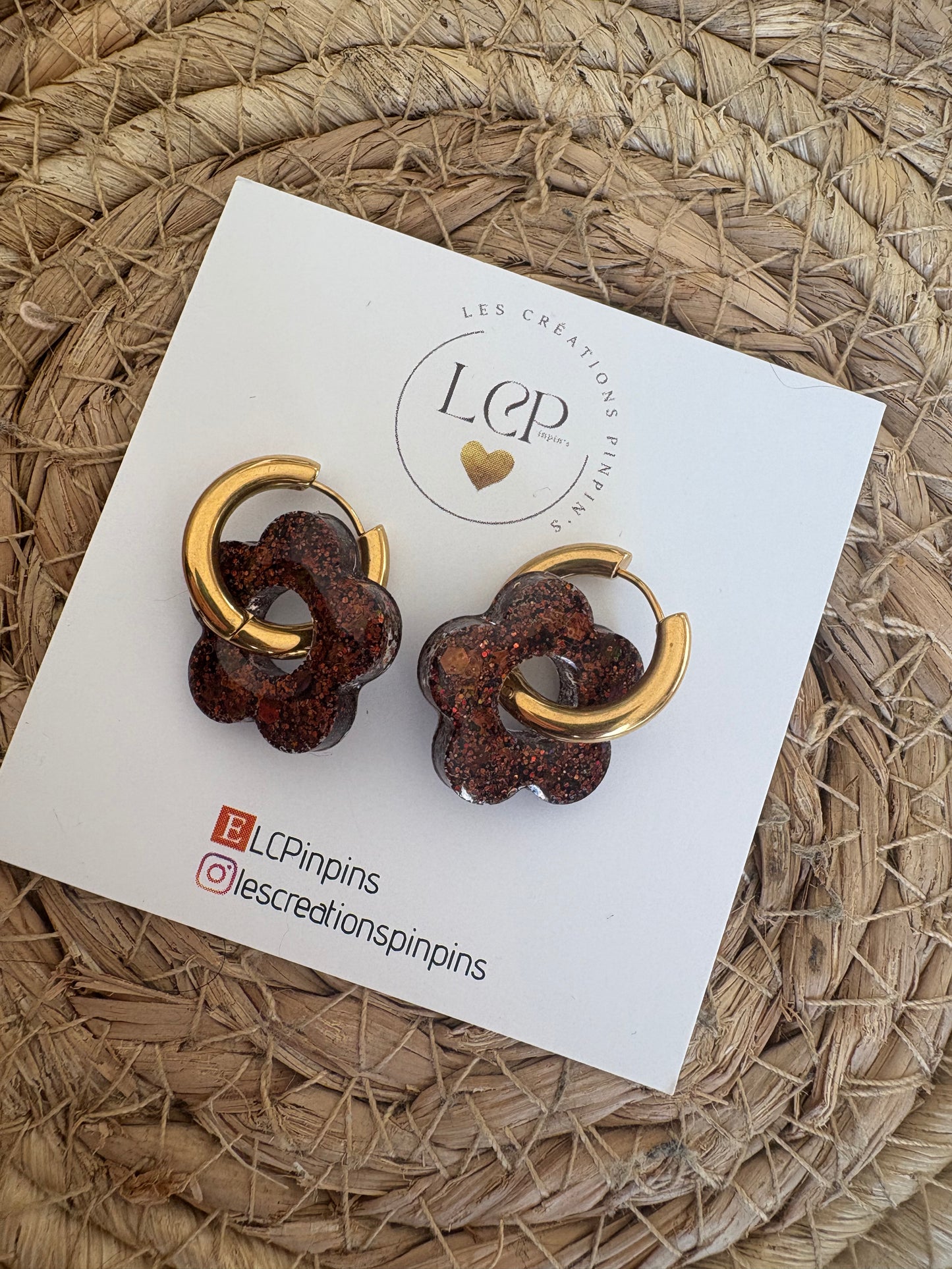 Boucle d’oreille CRÉOLE