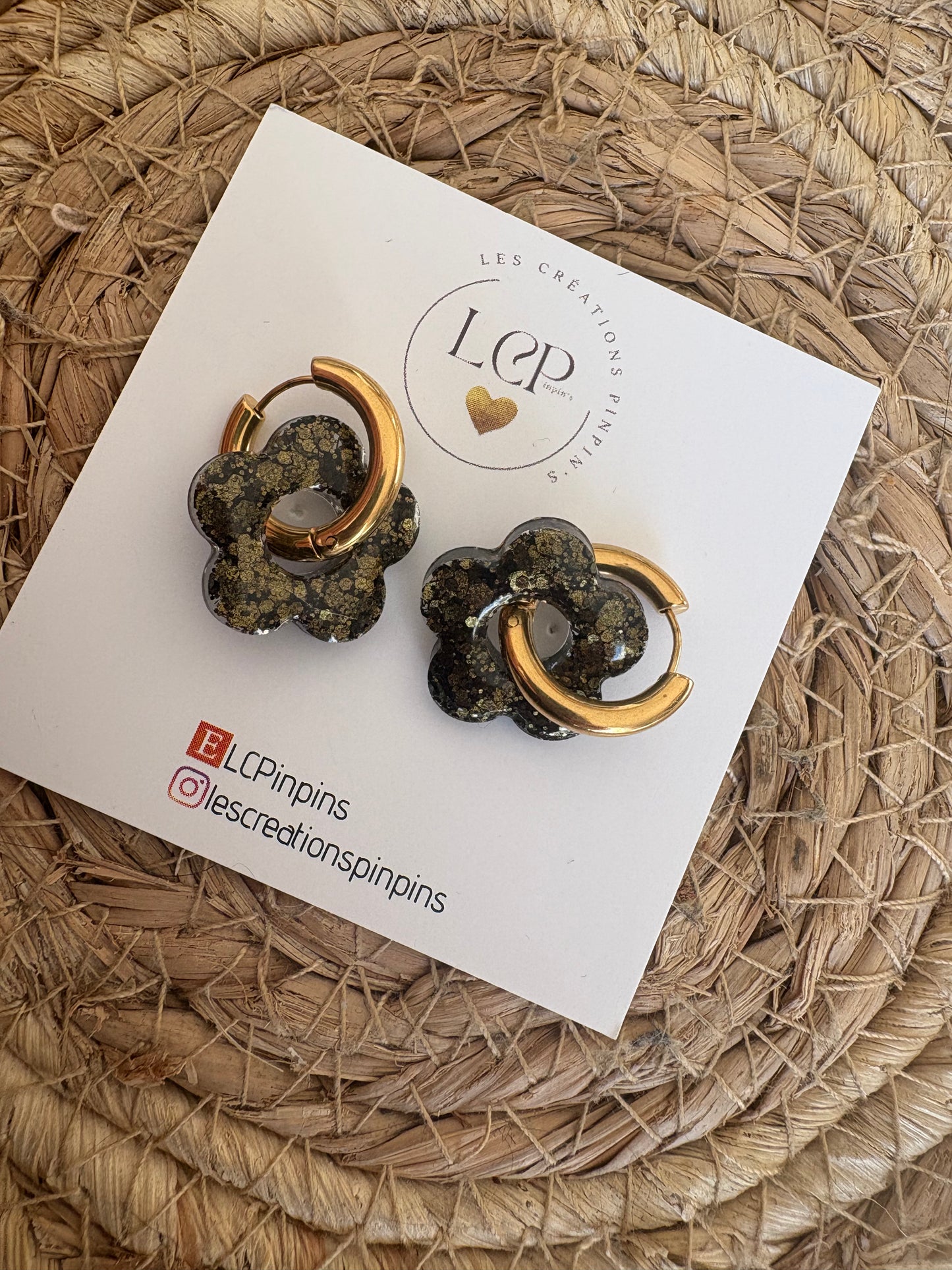 Boucle d’oreille CRÉOLE