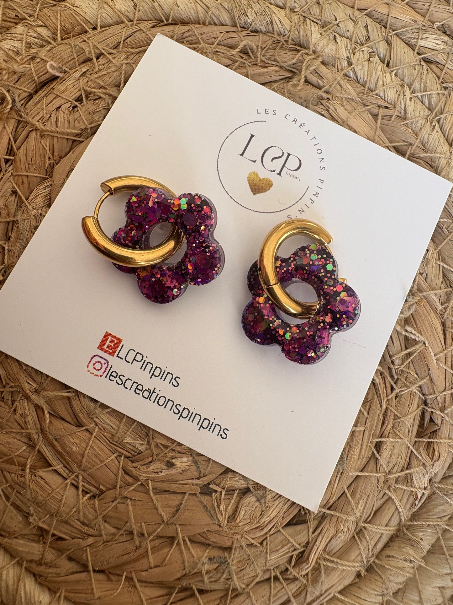 Boucle d’oreille CRÉOLE