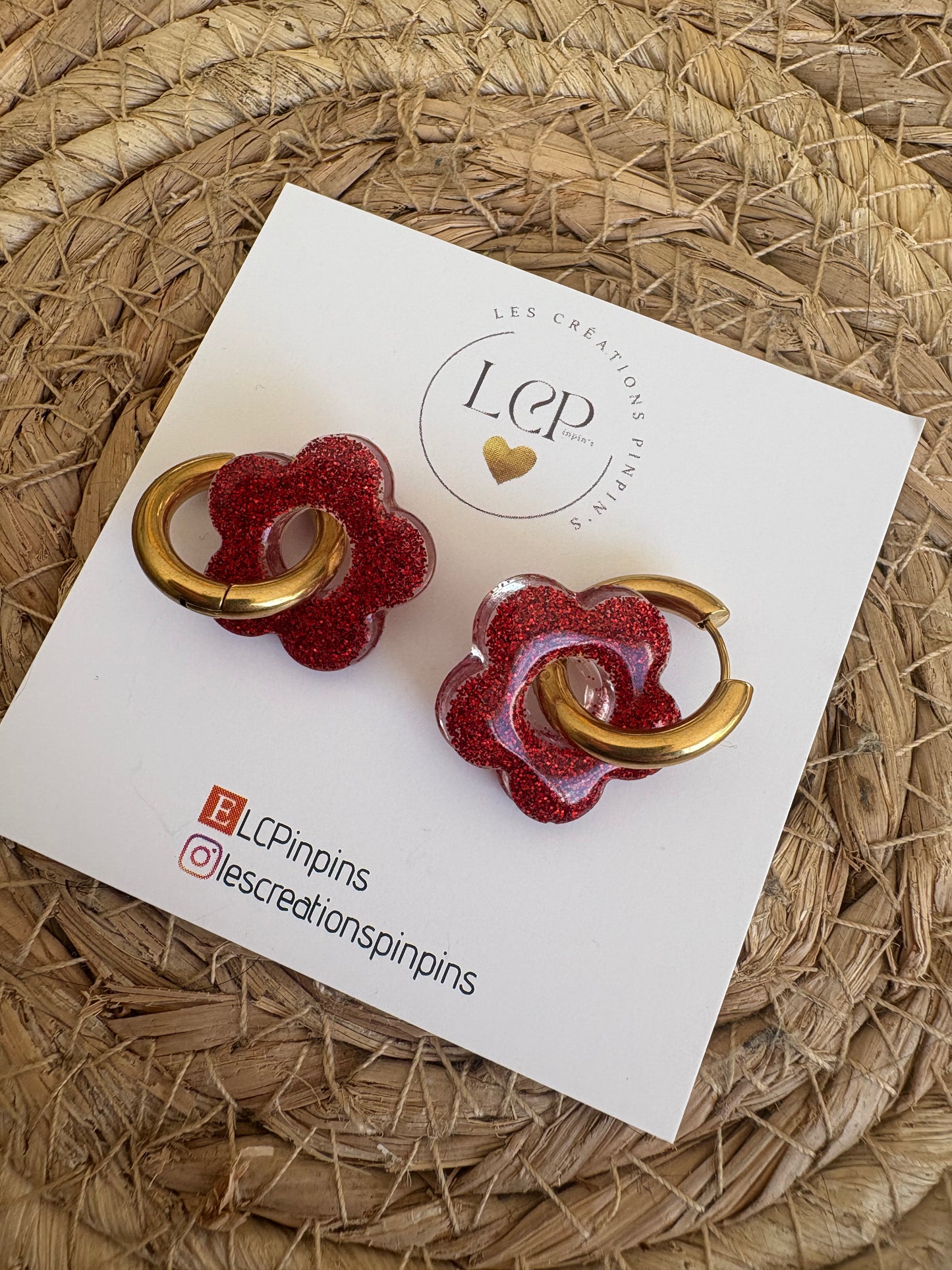 Boucle d’oreille CRÉOLE