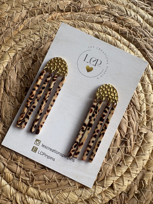 Boucle d’oreille LÉOPARD