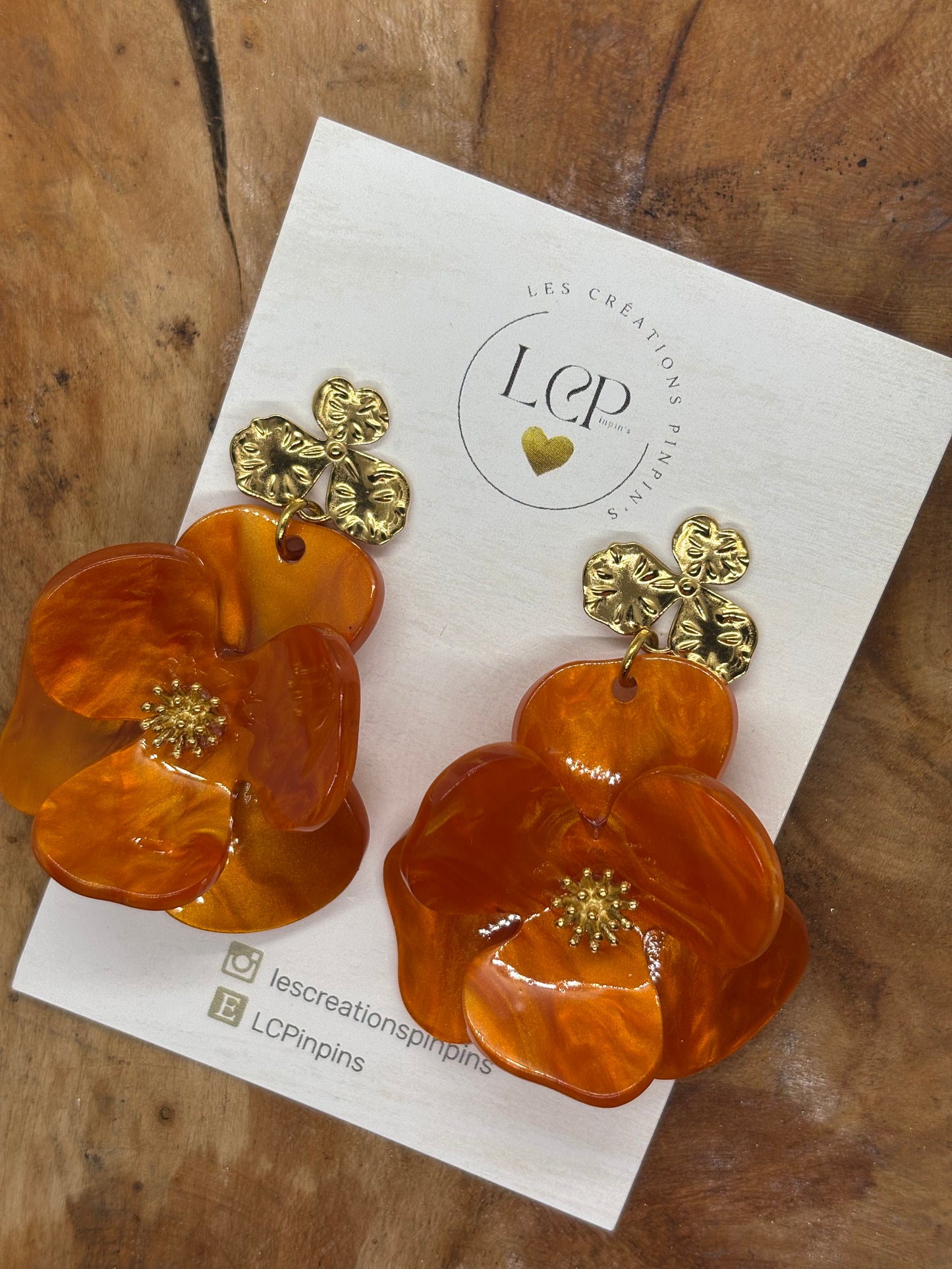 Boucle d’oreille FLORA