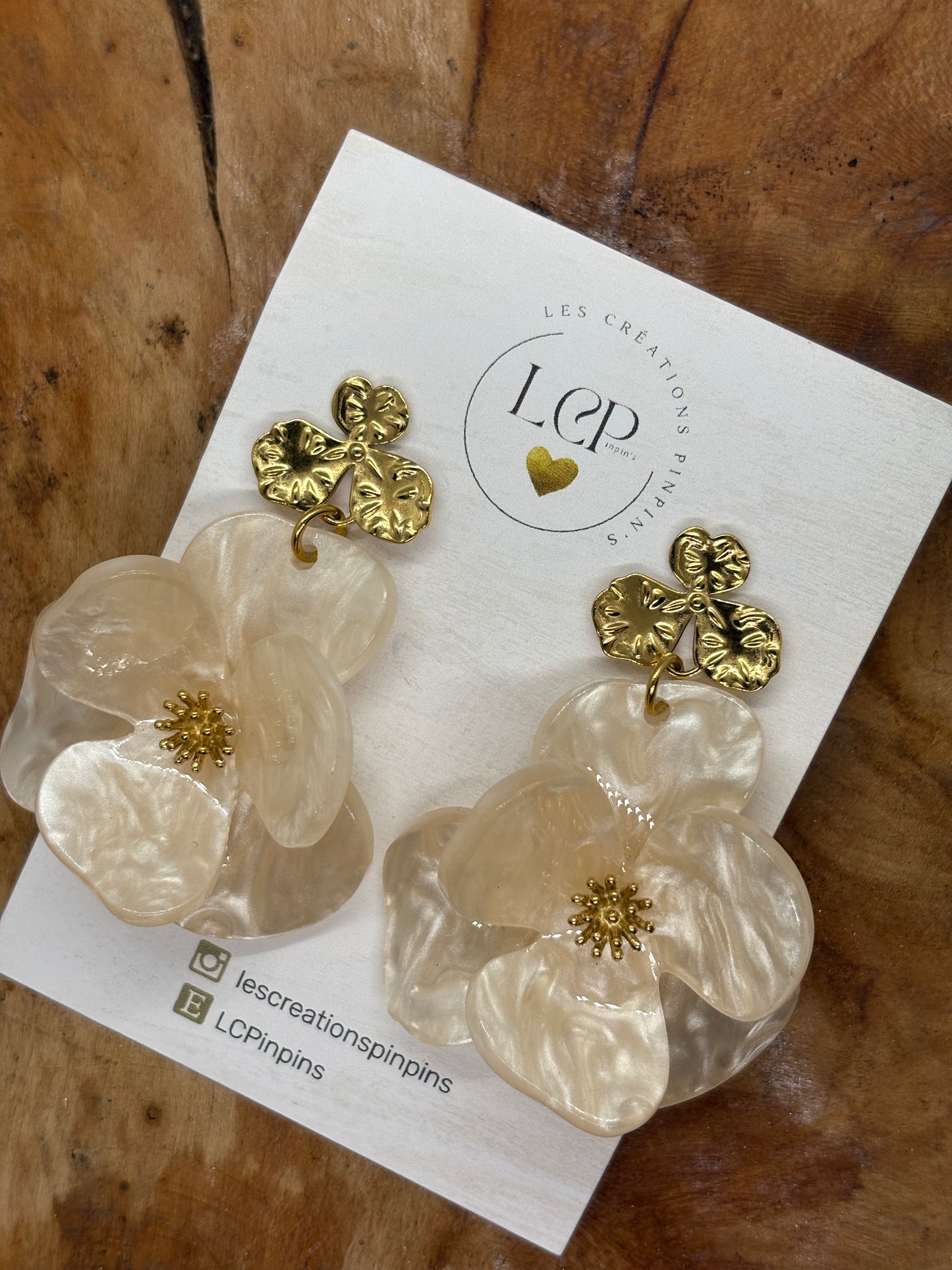 Boucle d’oreille FLORA