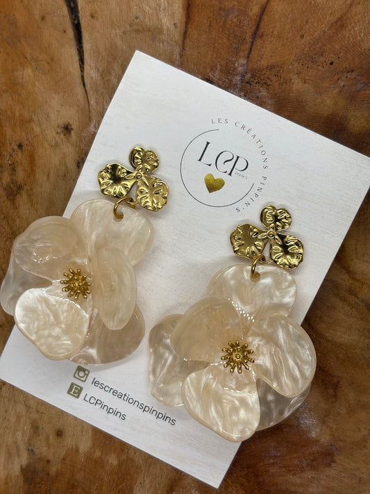 Boucle d’oreille FLORA