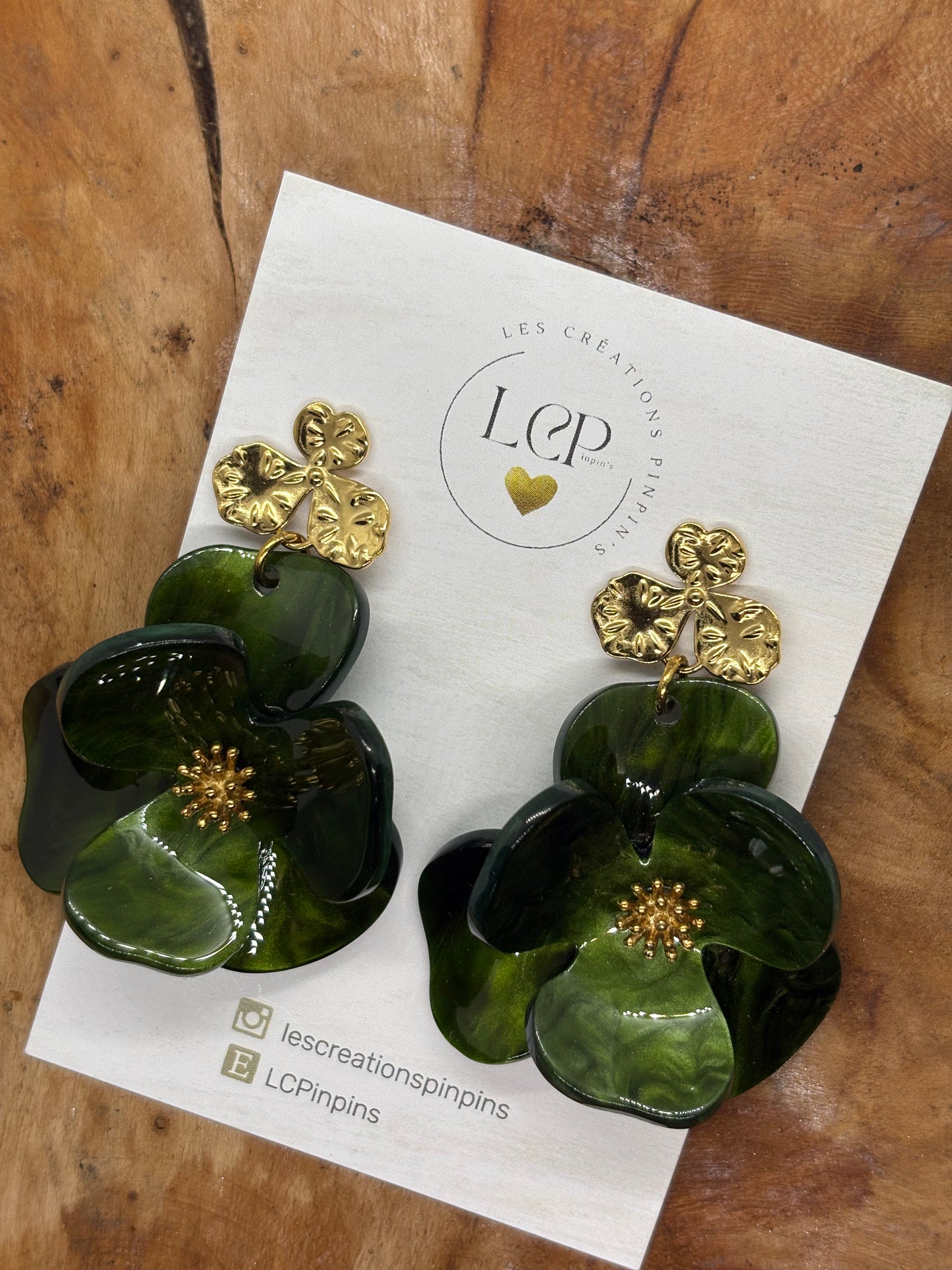 Boucle d’oreille FLORA