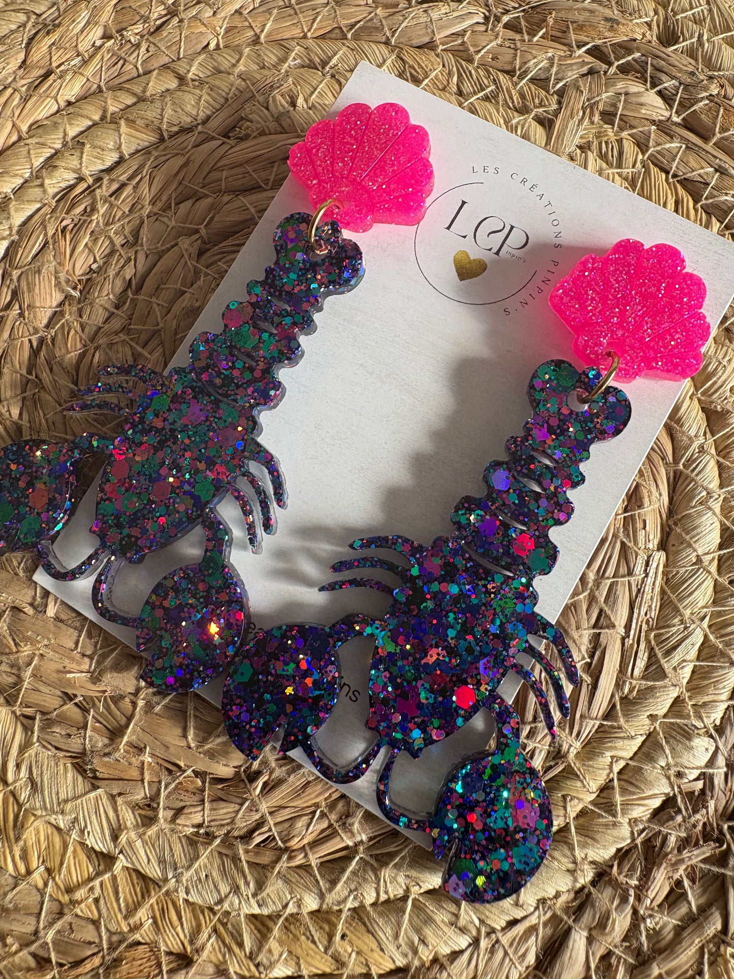 Boucle d’oreille HOMARD