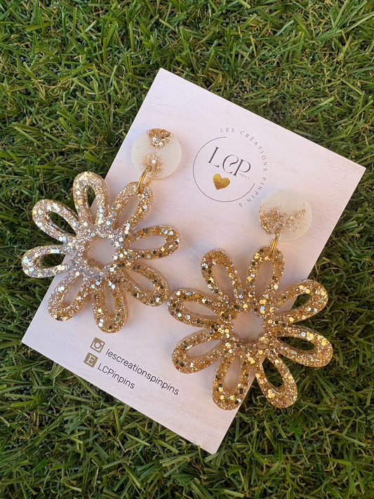 Boucle d’oreille FLEUR